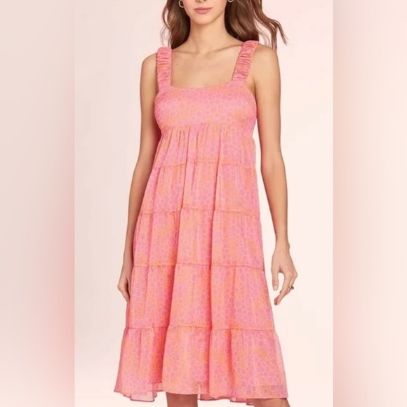 AMANDA UPRICHARD NY NICOLIA MIDI BUBBLE DRESS XS (small would fit) LIKE NEW - Picture 1 of 10